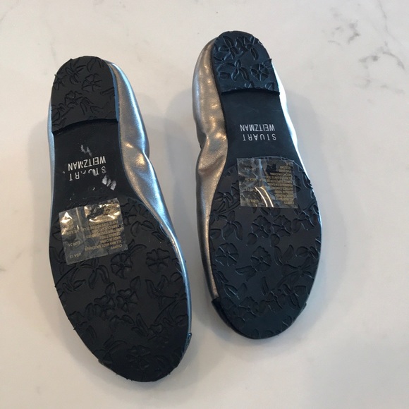 NIB Stewart Weitzman Pewter/Black girls shoes - 13 - Picture 3 of 6